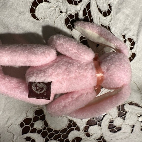 Ty Attic Treasures Lamb Bunny Bear Lot of 5 Beanie Babies 1993 - Picture 15 of 16